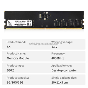 Desktop PC Dedicated DDR5 Series 4800MHz/5600MHz RAM Modules 8GB 1.1V-8G/16G/32G DDR5 4800MHz 8GB 1.1V RAM - Product Image 2