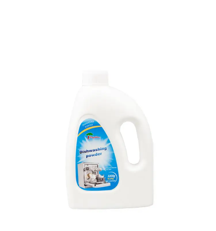 Detergente en polvo para lavavajillas o manos, 1Kg/botella, venta al por mayor