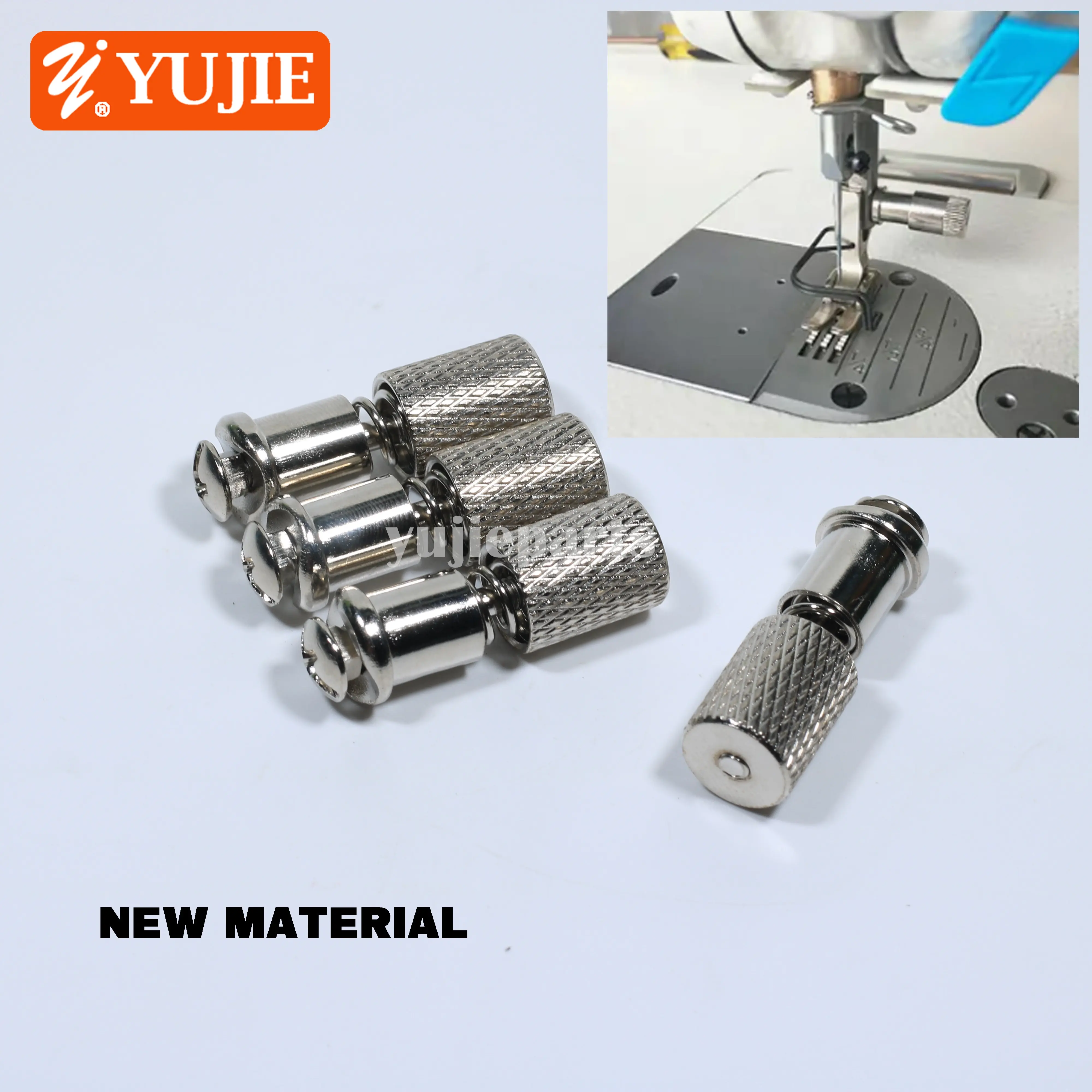 Nuevo tornillo de cambio rápido de prensatelas para máquina de coser de punto de cadeneta Industrial tornillo de pie de prensatelas de cambio Universal