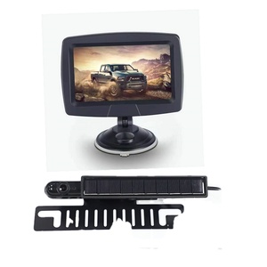 Cámara de respaldo de marcha atrás inalámbrica para Vista trasera de coche con energía solar inalámbrica de 2,4G con sistema de ayuda de marcha atrás de monitor - Product Image 1