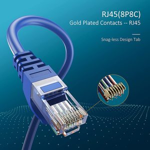 UTP kedi 6 Lan kablosu ağ kablosu RJ45 LAN Cat 6 Ethernet Patch Cord Lan kablosu için Modem, yönlendirici, bilgisayar - Product Image 3