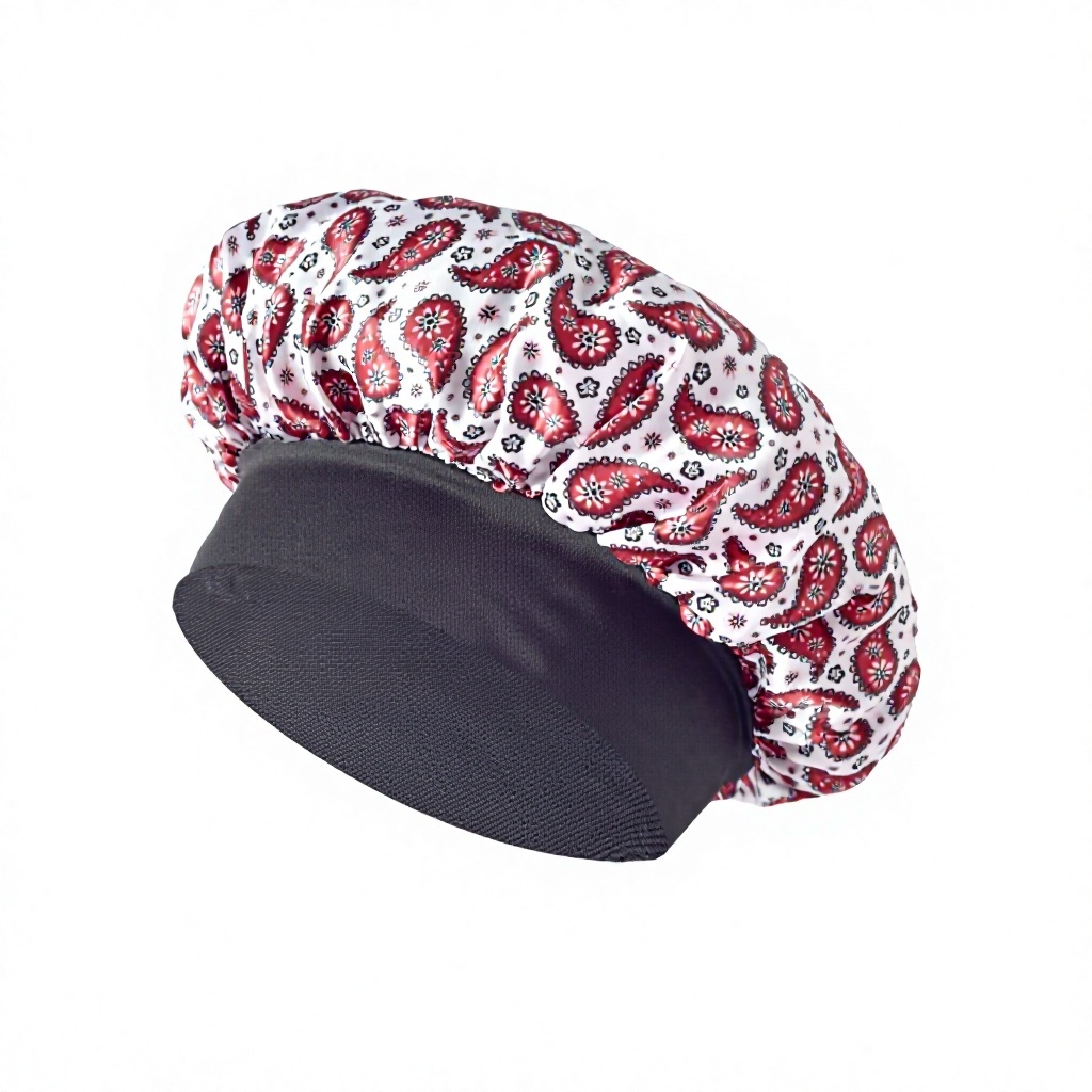 Style motif cachemire blanc