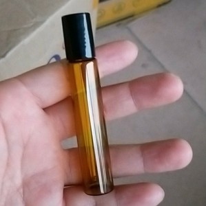 Empty 1 <strong>2</strong> 3 5 10 ml Essential Aroma Oil Roller Roll on Bottle 1ml 2ml 3ml 5ml Clear/Amber Tubular Cosmetic <strong>Perfume</strong> Sample Vial - Product Image 2