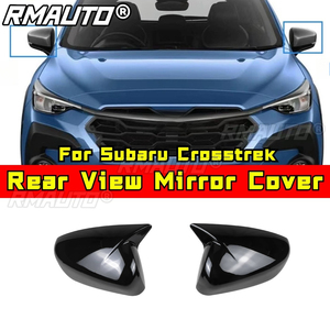 Car Rearview Cover Protect Side Rear View Mirror Cover Caps For Subaru <strong>Crosstrek</strong> Body Kit Car Accessories