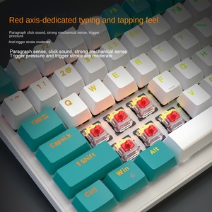 Free Wolf K6 Three-Mode Bluetooth Mechanical <strong>Keyboard</strong> Hot Plug 980 Game E-Sports <strong>Notebook</strong> Customized <strong>USB</strong> Interface - Product Image 6