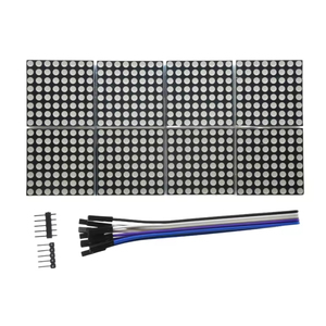 Modulo di controllo del modulo a matrice di punti a 8 Bit MAX7219 a Chip singolo unità di controllo del Microcomputer modulo Display a LED - Product Image 1