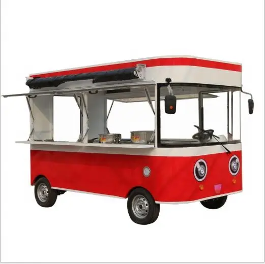 El coche comedor cocina móvil Ca r/coche comedor/comida rápida servicio de coche para la venta