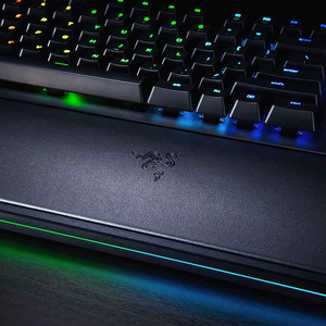 Teclado de luz RGB multifunción para videojuegos, interruptor óptico negro, Razer, Huntsman Elite, con reposamuñecas, novedad - Product Image 5