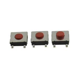 Roter Taktsc halter 6,2*6,2*2,5mm/2,7mm/3,1mm 4-polige horizontale SMT-Montage für Fernbedienung taste