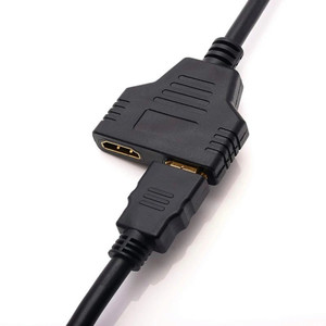 出力スプリッターアダプタケーブルコンバータDVD HDTV PS3スプリッターアクセサリー用,男性から女性への工場出力ポート1入力2出力スプリッターアクセサリー - Product Image 5