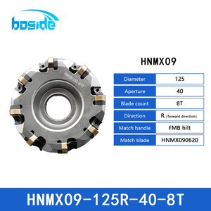 HNMX09 125 160MM tête de fraise <span class=keywords><strong>CNC</strong></span> haute précision 0906 lame face Cutter - Product Image 6