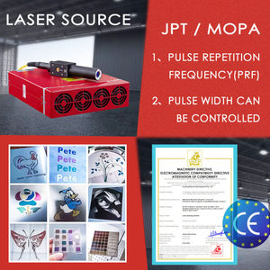 冰岩JPT光纤激光源，采用MOPA技术金银珠宝切割和定制项链设计激光打标机 - Product Image 2