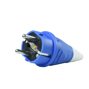 多用途插座ZZ012 2P 220V 16A IP44双芯防水电源插头插座 - Product Image 1