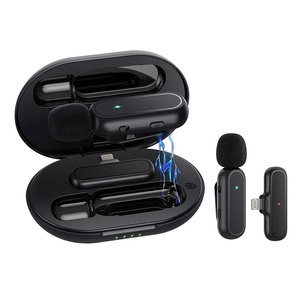 Professional Studio Recording Microphone Long Battery Life Wireless Condenser Camera Microphone Charging Box Portable <strong>Function</strong> - Product Image 6