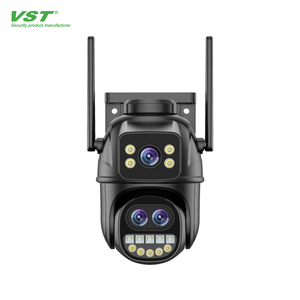 Icsee PTZ 3เลนส์กล้อง9MP WiFi ซูมได้ในเวลากลางคืนสีดำใช้เซนเซอร์ซีมอสไฟฟลัดไลท์กล้องโดมแบบกล่อง - Product Image 6
