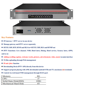 Live Streaming on Demand Protv Iptv,HTTP UDP RTP RTSP and HLS for Hotel TV <strong>Systems</strong>,TV Gateway Server - Product Image 5