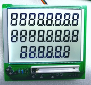 Personalizzato 7 segmento 4 /5 /6 /12/20 /22 cifra TN STN FSTN VA display LCD modulo schermo forFuel dispenser