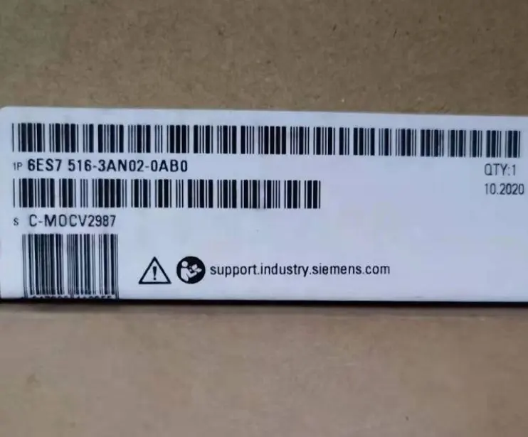 Siemens SIMATIC Industrial Control Parts Carton Package DE 1piece S7-1500 CPU 6ES7516-3AN02-0AB0 DHL/UPS Siemens PLC
