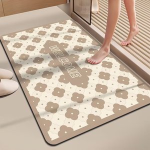 现代防滑橡胶浴室垫家用或酒店用防滑浴室垫 - Product Image 1