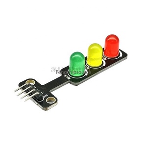 LED-Straßenlichtmodul 5 V Verkehrslicht leuchtmodul elektronisches Lernen Bausteine Programmierung einziges Kontrollbrett