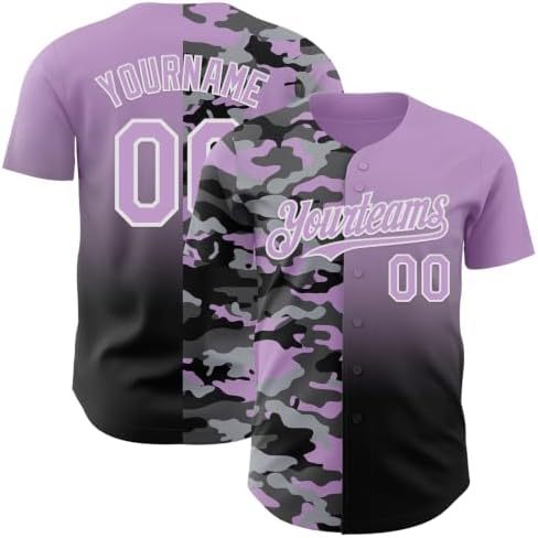 Camo-light Purple and Black