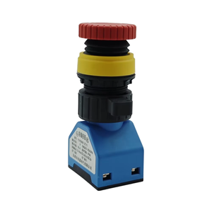 Interruttore a pulsante antideflagrante con montaggio frontale della piastra con arresto di emergenza e interruttore di blocco a pressione - Product Image 4