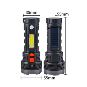 Multifunktionale Power-Lichter-Led-Torch tragbar wasserdicht 4 Lichtmodi USB wiederaufladbare taktische Taschenlampe - Product Image 3