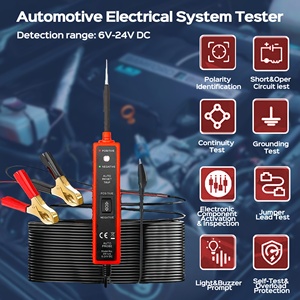Probador de circuito eléctrico 6-24V CC para automoción multifunción Drive Test Pen Car Voltage Tester Power Probe Diagnostic Scanner - Product Image 3