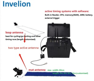 Transpondedor de Chip activo UHF RFID Pulsera Etiquetas de tobillo TCP IP RJ45 Ethernet para sistema de sincronización de carreras de maratón - Product Image 5