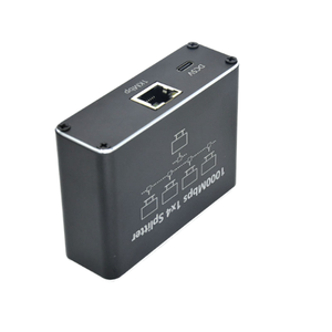 Gigabit Network Splitter with Two Connections <strong>LAN</strong> Switch That Enables Router Access to the Internet Simultaneously