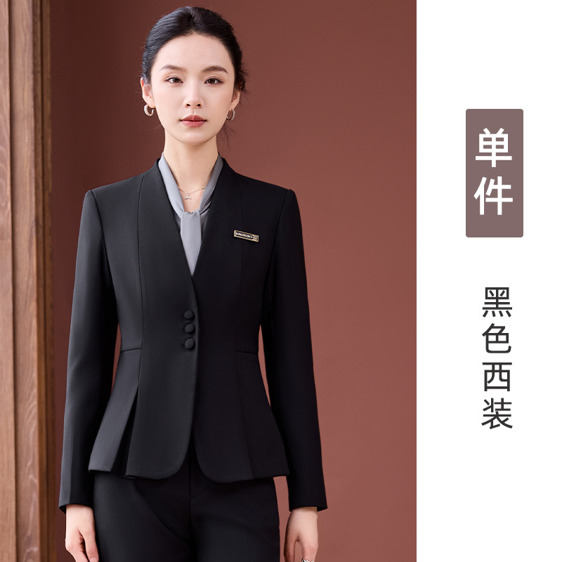 black suit