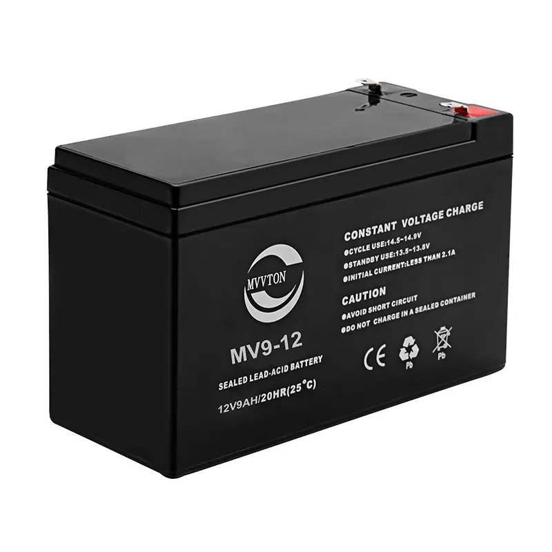 Baterai asam timbal 12v 12 v9ah sel asam timbal untuk mainan konsumen elektronik peralatan listrik rumah tangga