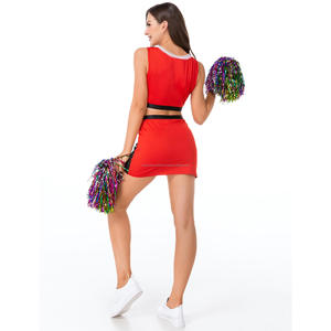 Best <strong>Cheap</strong> Price <strong>Cheer</strong> Lady Uniforms Professional Sports <strong>Cheer</strong> Warm up Team Sleeveless Cheerleader Cheerleading Uniform - Product Image 3