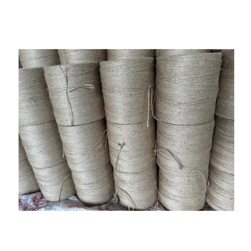 Juta Twin juta Yarn OEM Anti carta da imballaggio in legno cucito colore plastica caratteristica per maglieria qualità di esportazione a mano da BD