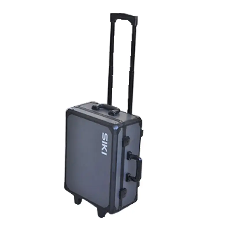Factory outlet easy carrying aluminum tool trolley case with wheels or rolls