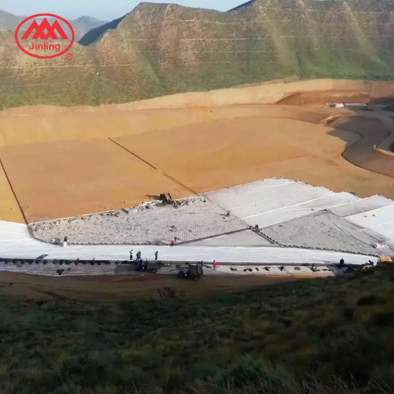 Pabrik Cina Harga Murah kustom HDPE geometrombrane kolam renang terpal kolam ikan dan danau Liner