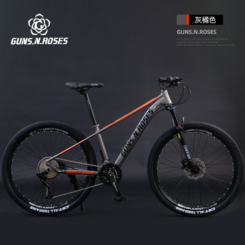 Roue à rayons gris-orange
