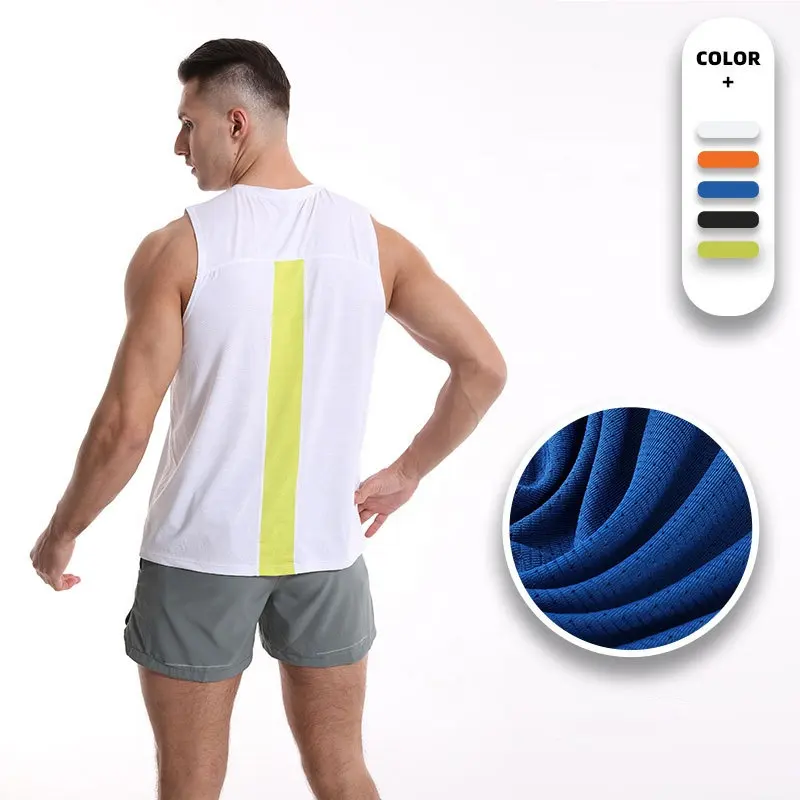 पुरुषों के स्वास्थ्य कपड़े बास्केटबॉल शीर्ष खेल चल बनियान बिना आस्तीन प्लस आकार जिम टी शर्ट