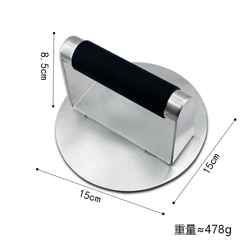 Silicone hamburger press