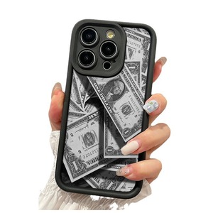 เคสโทรศัพท์มือถือ TPU ซิลิโคนพิมพ์ธนบัตรดอลล่าร์แบบมีสไตล์หรูหรามากสำหรับ Apple สำหรับ iPhone 15/16 PRO MAX MAX girs - Product Image 2