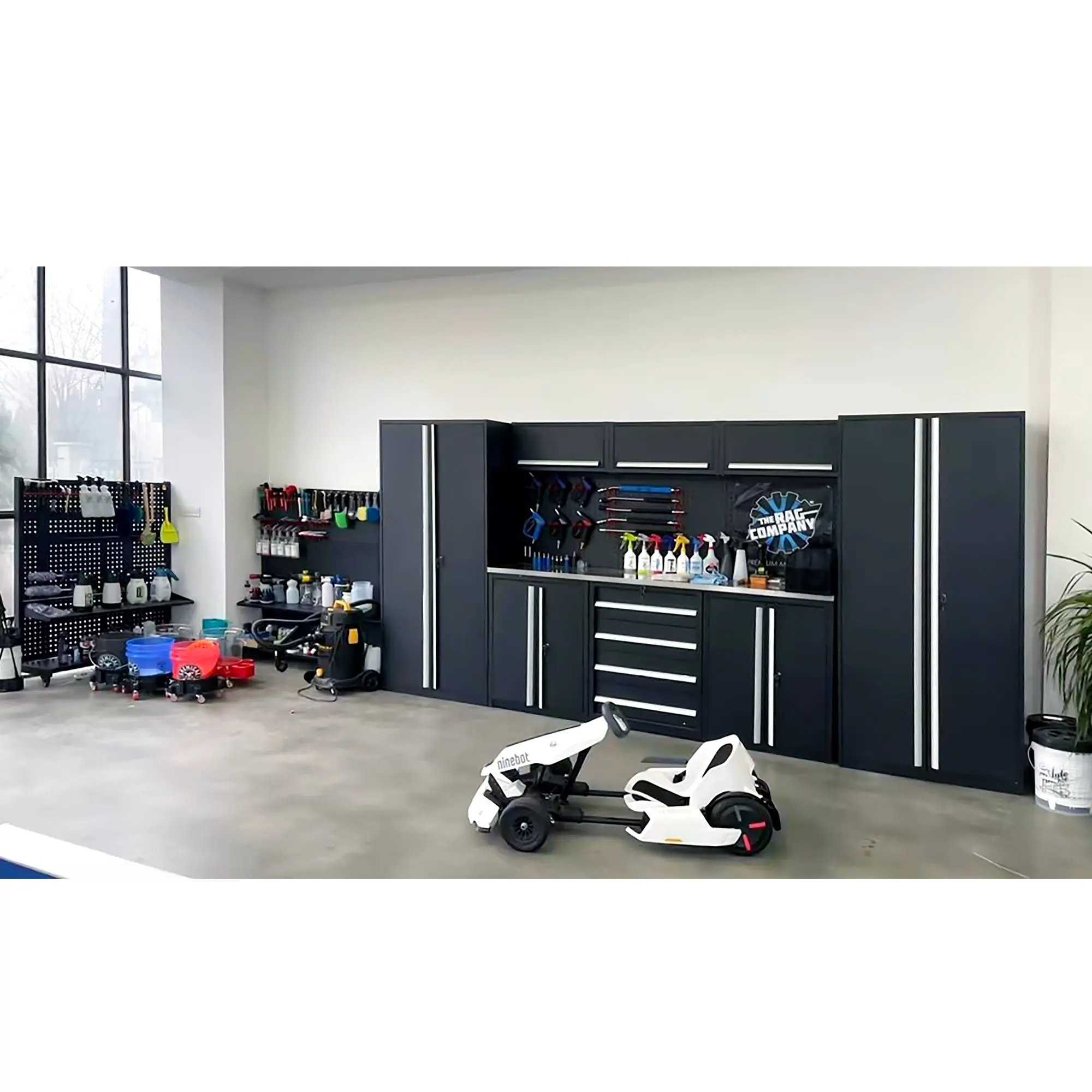 Armoire d'atelier d'usine JZD armoires de garage en métal établi en acier avec tiroirs armoire à outils