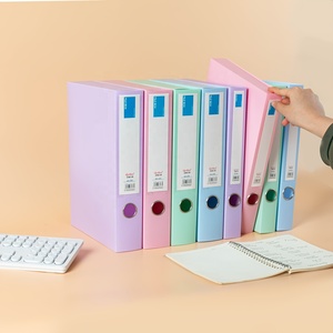 A4彩色文件盒多功能办公塑料文件夹收纳器行政收纳盒定制文件夹 - Product Image 4
