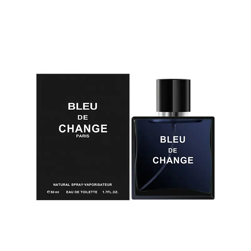wholesale private label bleu men's perfume lasting light fragrance aromatic woody cologne perfume 50ml