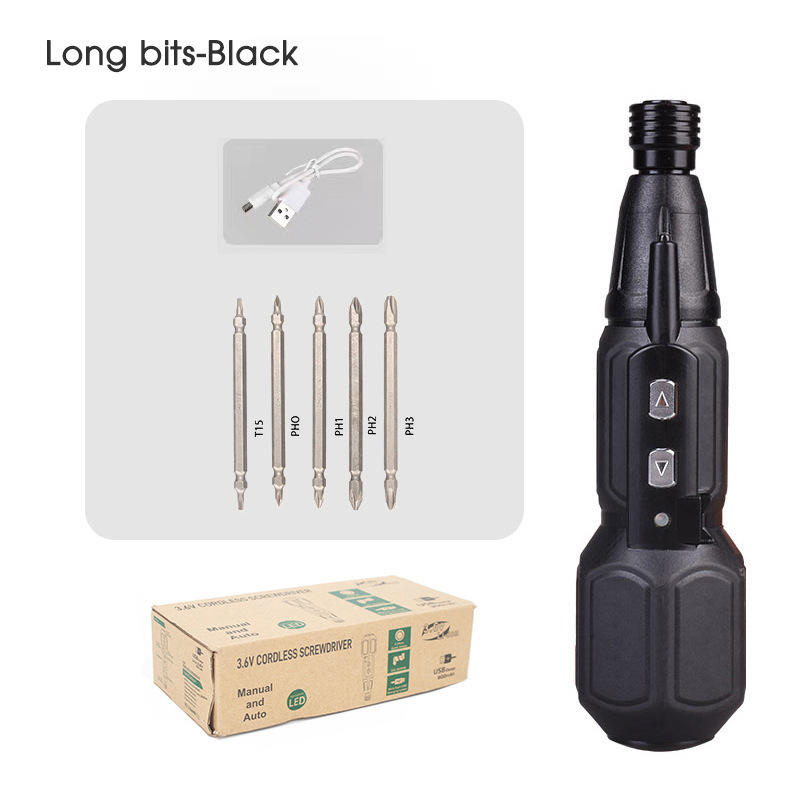 Têtes de lot longues noires +5 (en boîte)