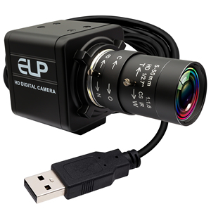 ELP 1.3mp网络摄像头1/3 CMOS Aptina AR0130低光高清10xzoom USB摄像头，带5-50毫米变焦镜头，用于机器视觉 - Product Image 1