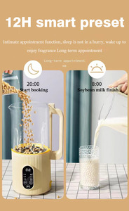 Düşük gürültü soya süt makineleri ev aletleri tam otomatik küçük çok fonksiyonlu çorba Blender makinesi sıkacağı mikser