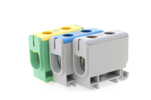 バスバー配電端子大電流アルミニウムブロック端子JUT10-50 DINレール端子台 - Product Image 2