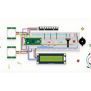 LCD panoları ile ahududu Pi Pico temel kiti mikro-python programlama öğrenme aksesuarı