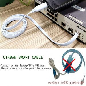 Usb to RJ45 FtdiFt232rlコンソールルーター制御ケーブルスイッチシリアルポートRS232制御変換ケーブル - Product Image 6
