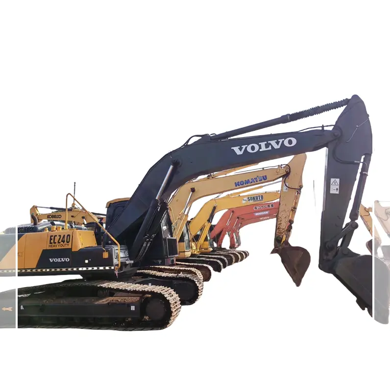 Volvo EC240 used excavators EC240 Crawler excavators EC240 Large excavators 24ton Low price Good quality Backhoe